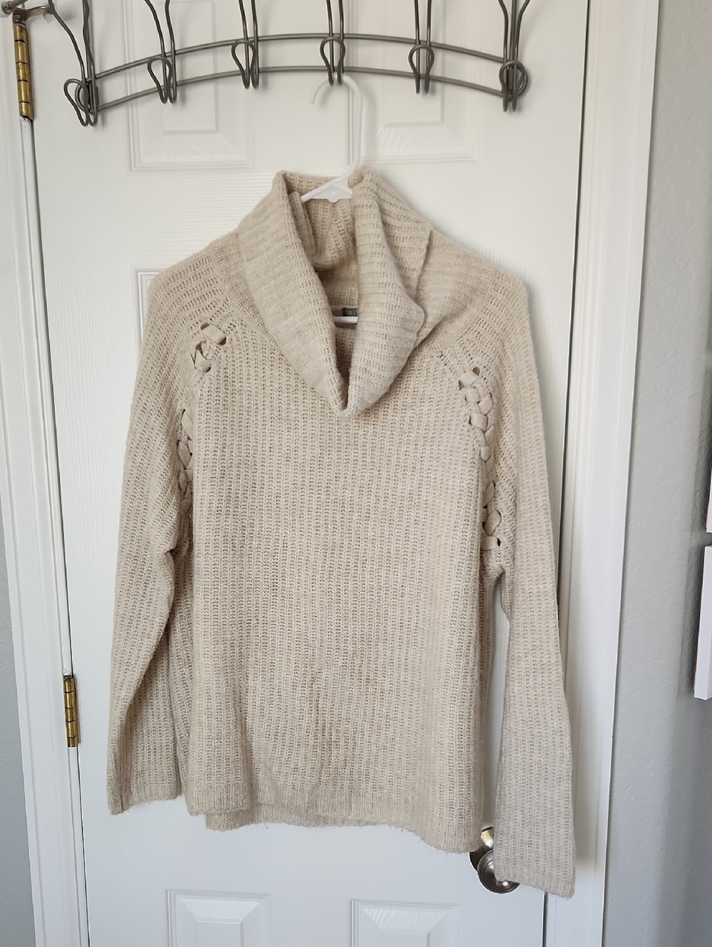 Cozy Cream Cowl Neck Sweater